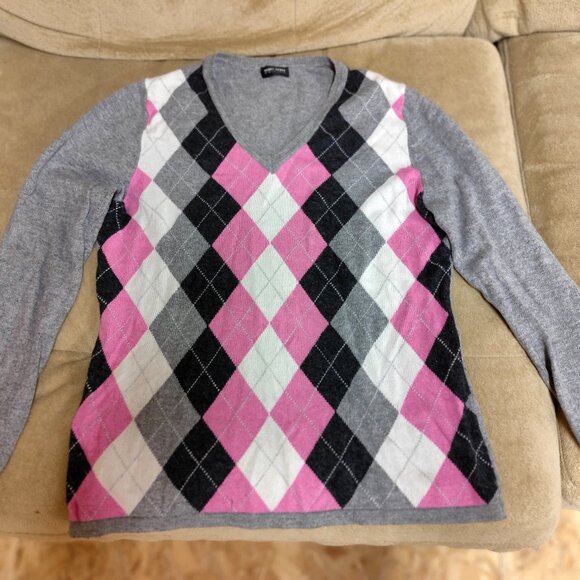 Gerry Weber Argyle sweater, size S - Picture 1 of 4